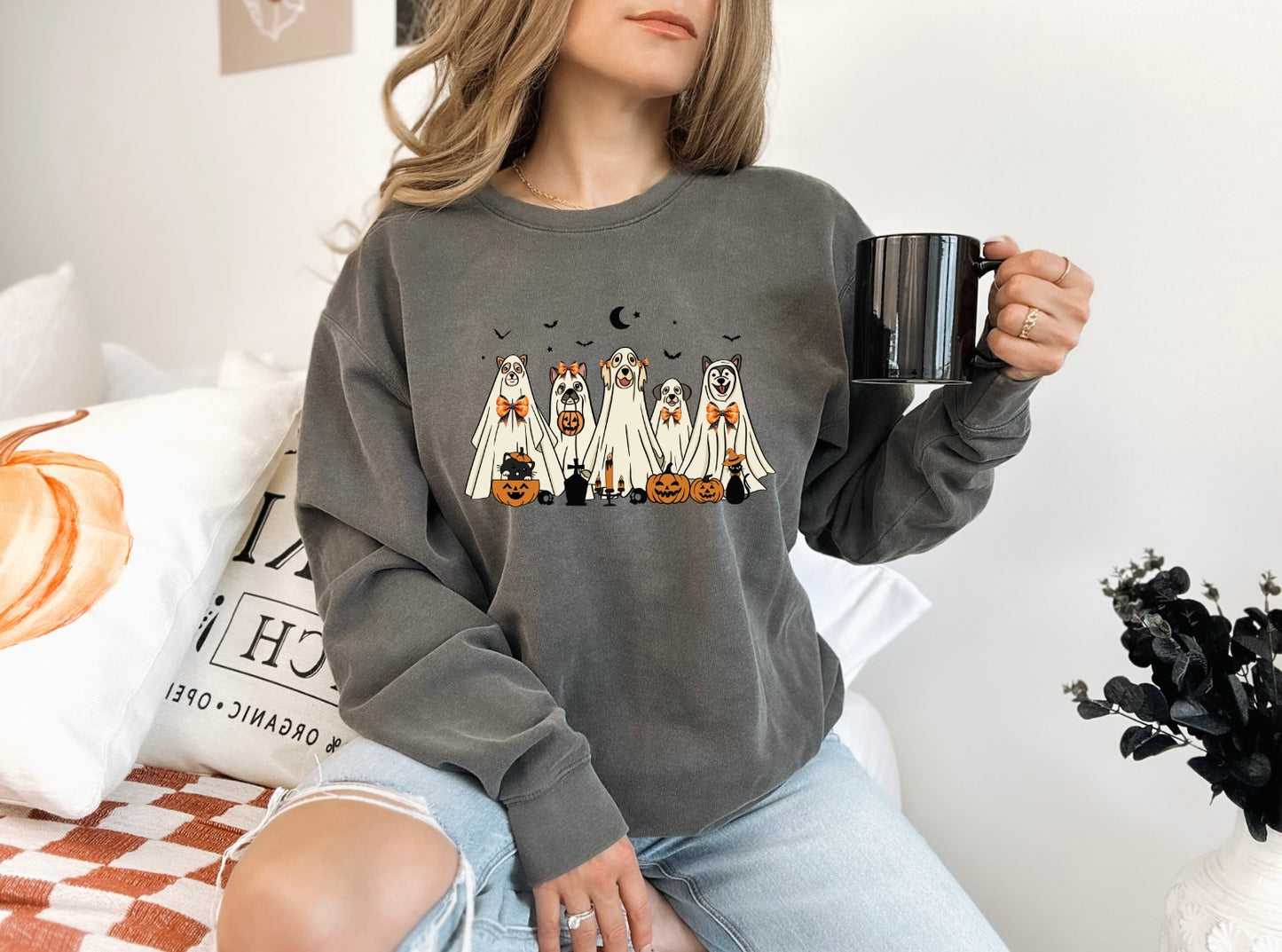 Pup O lantern Women’s Crewneck