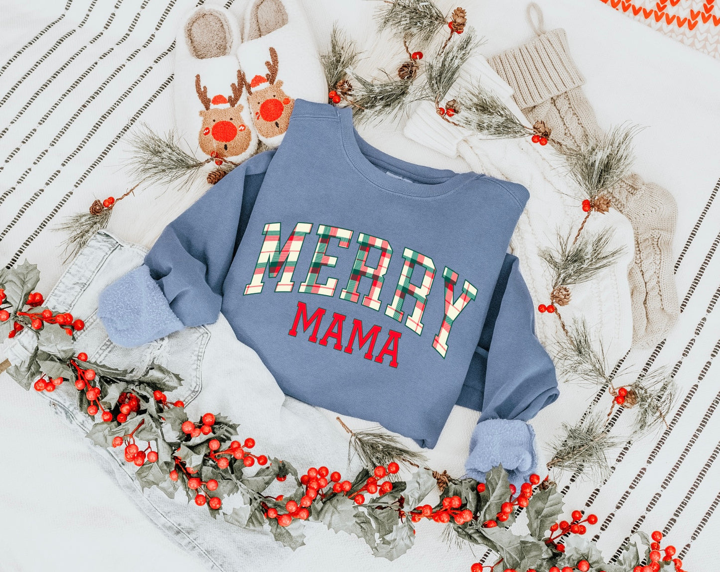 Cozy Christmas Mama