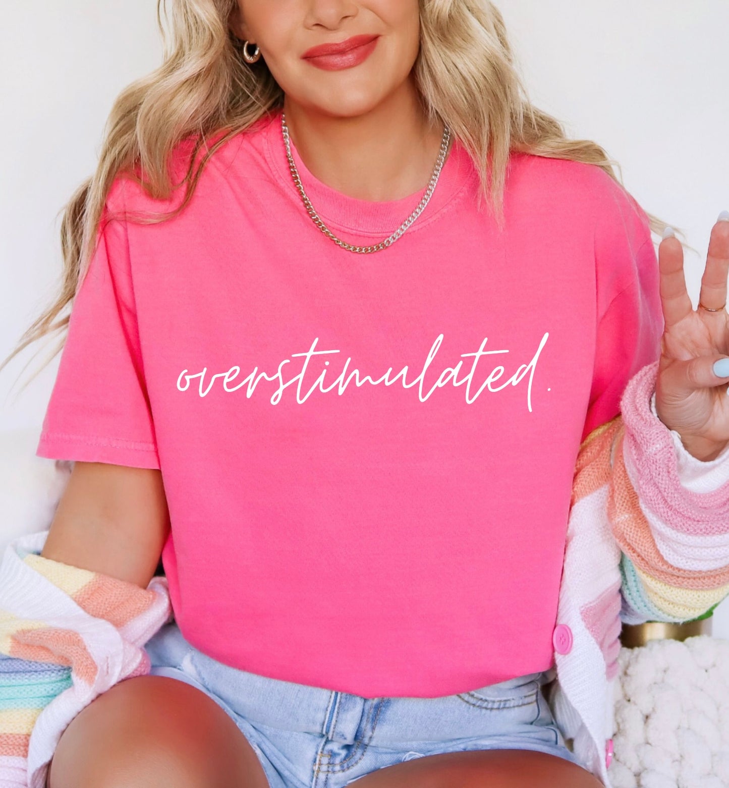 Overstimulated tee