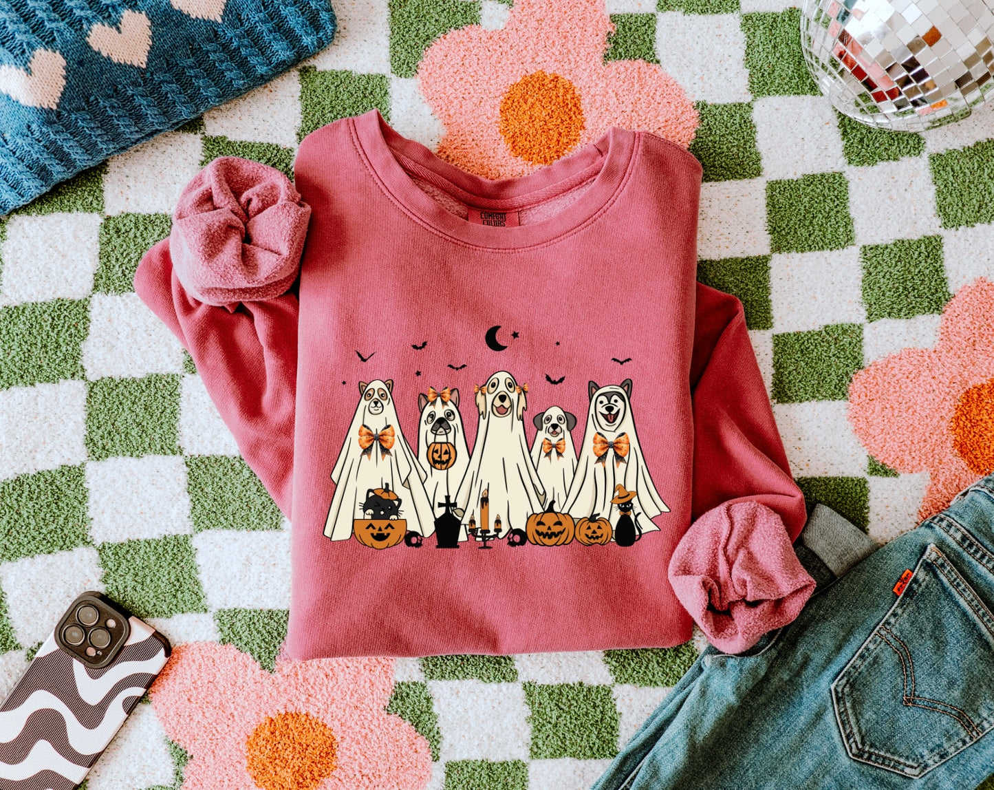 Pup O lantern Women’s Crewneck