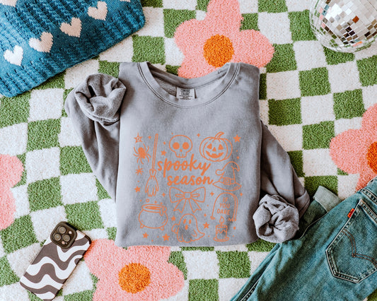 Spooky Sribbles Women’s Crewneck