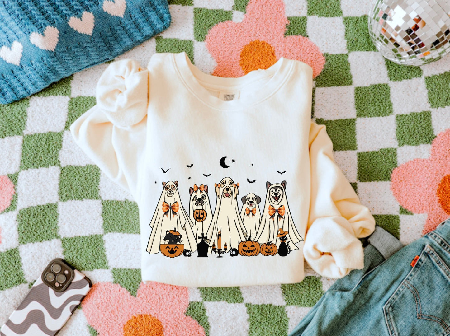 Pup O lantern Women’s Crewneck