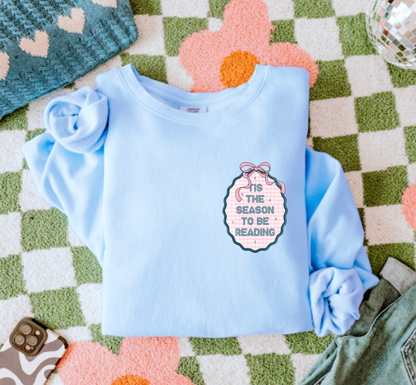 Tis The Season To Be Reading Crewneck