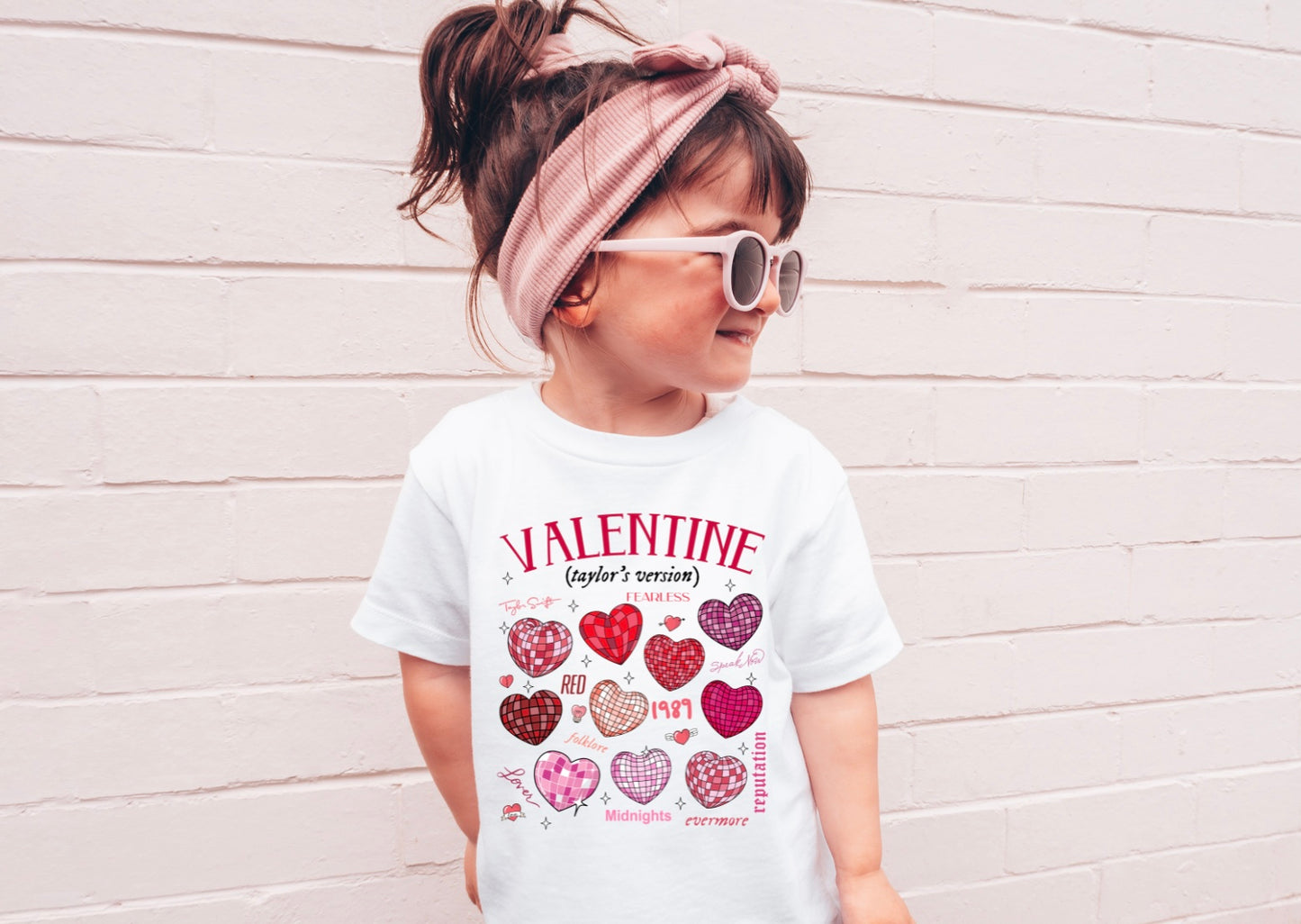 Disco hearts kid size