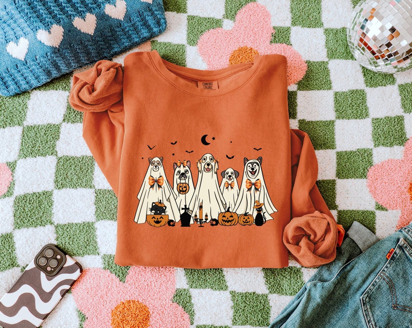Pup O lantern Women’s Crewneck