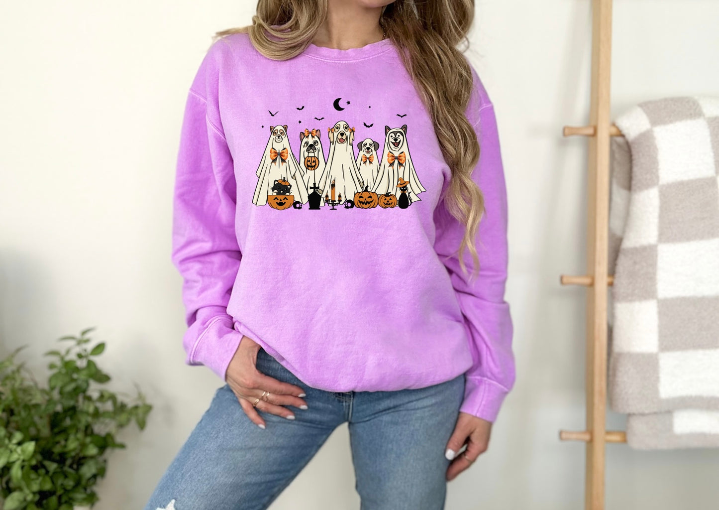 Pup O lantern Women’s Crewneck