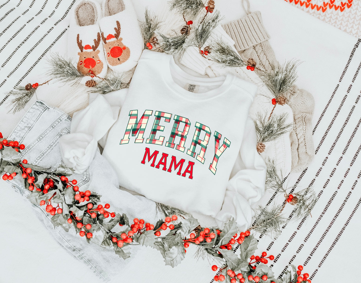Cozy Christmas Mama