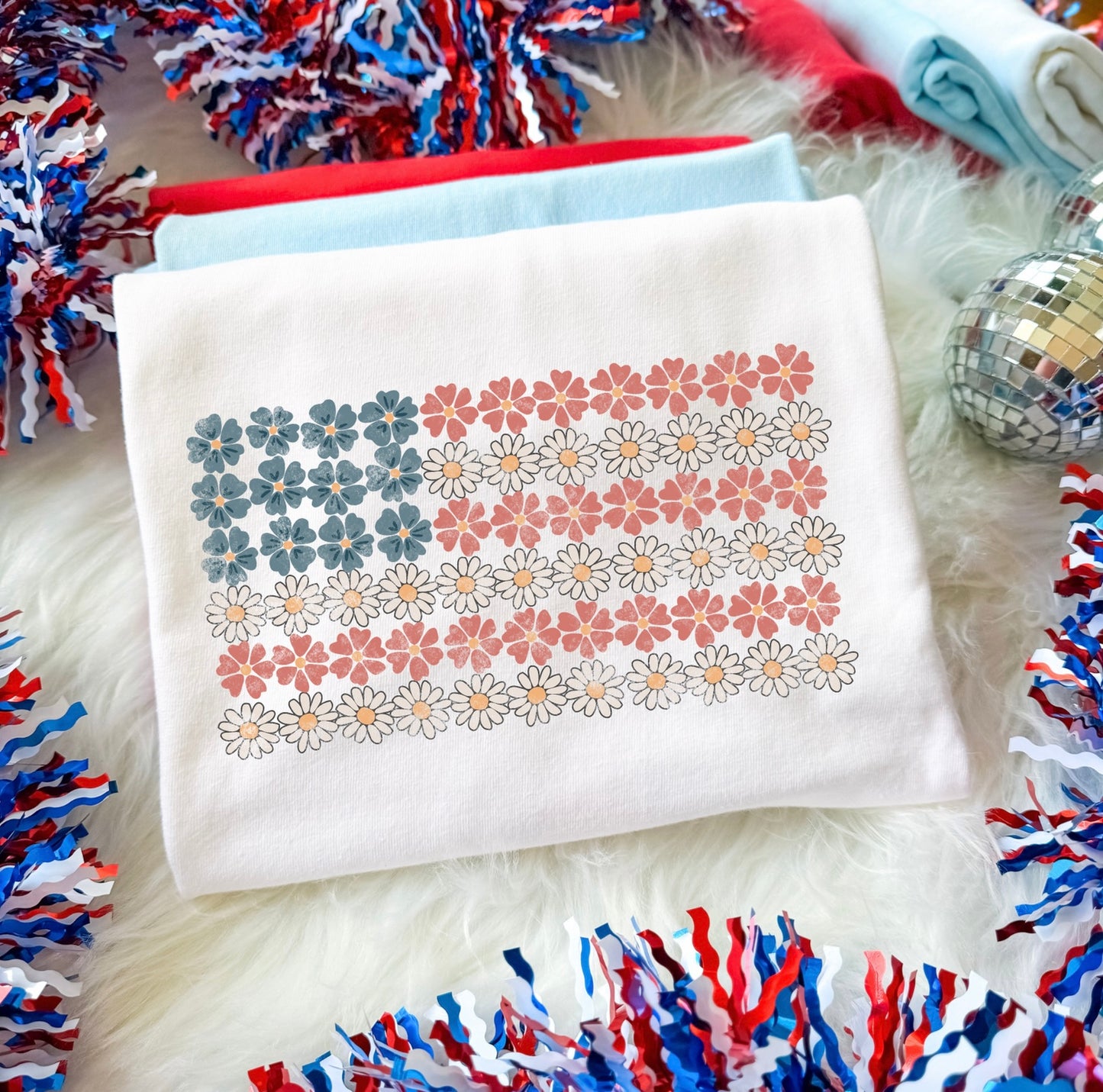 Stars, Stripes & Daisies