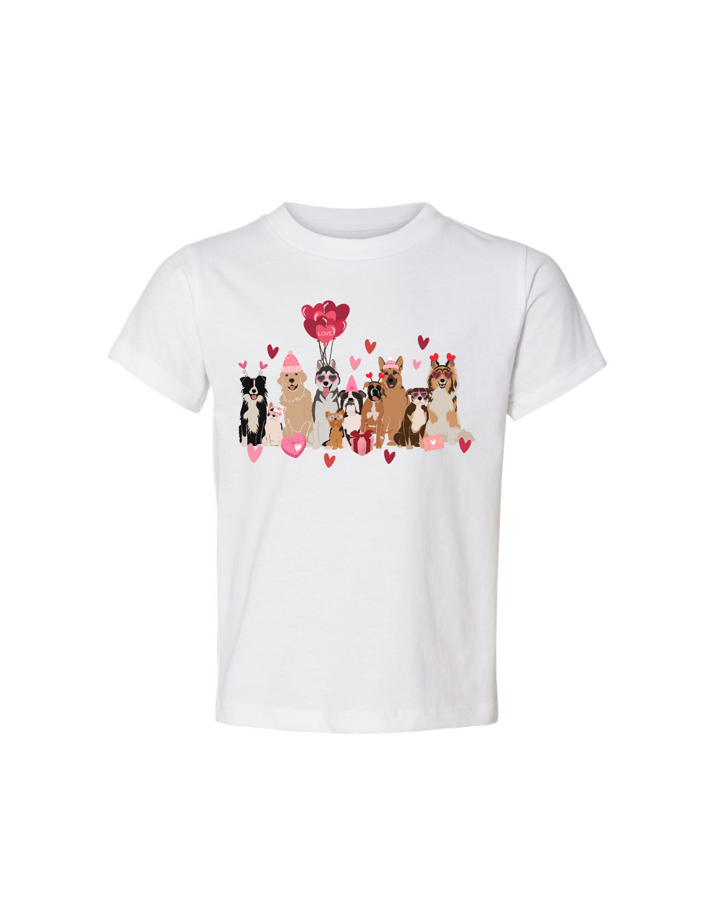 Valentine dogs kid size