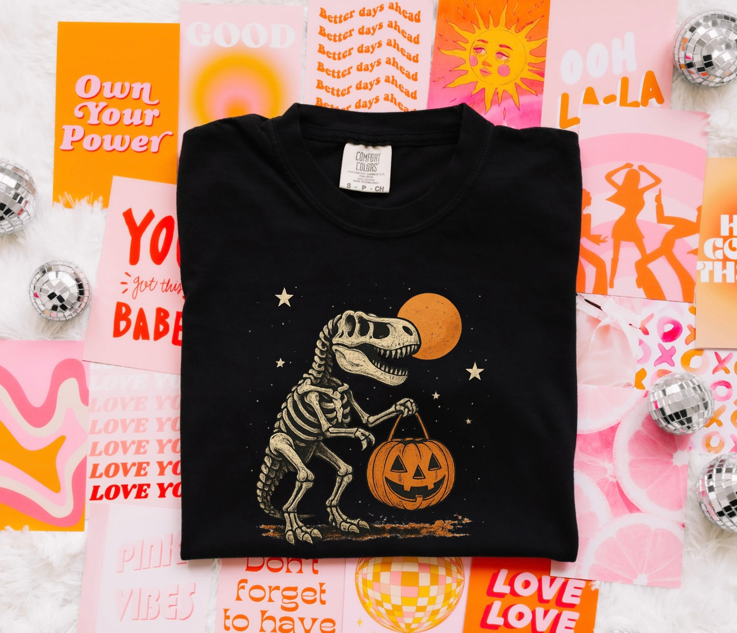 Dinosaur Trick Or Treat Tee