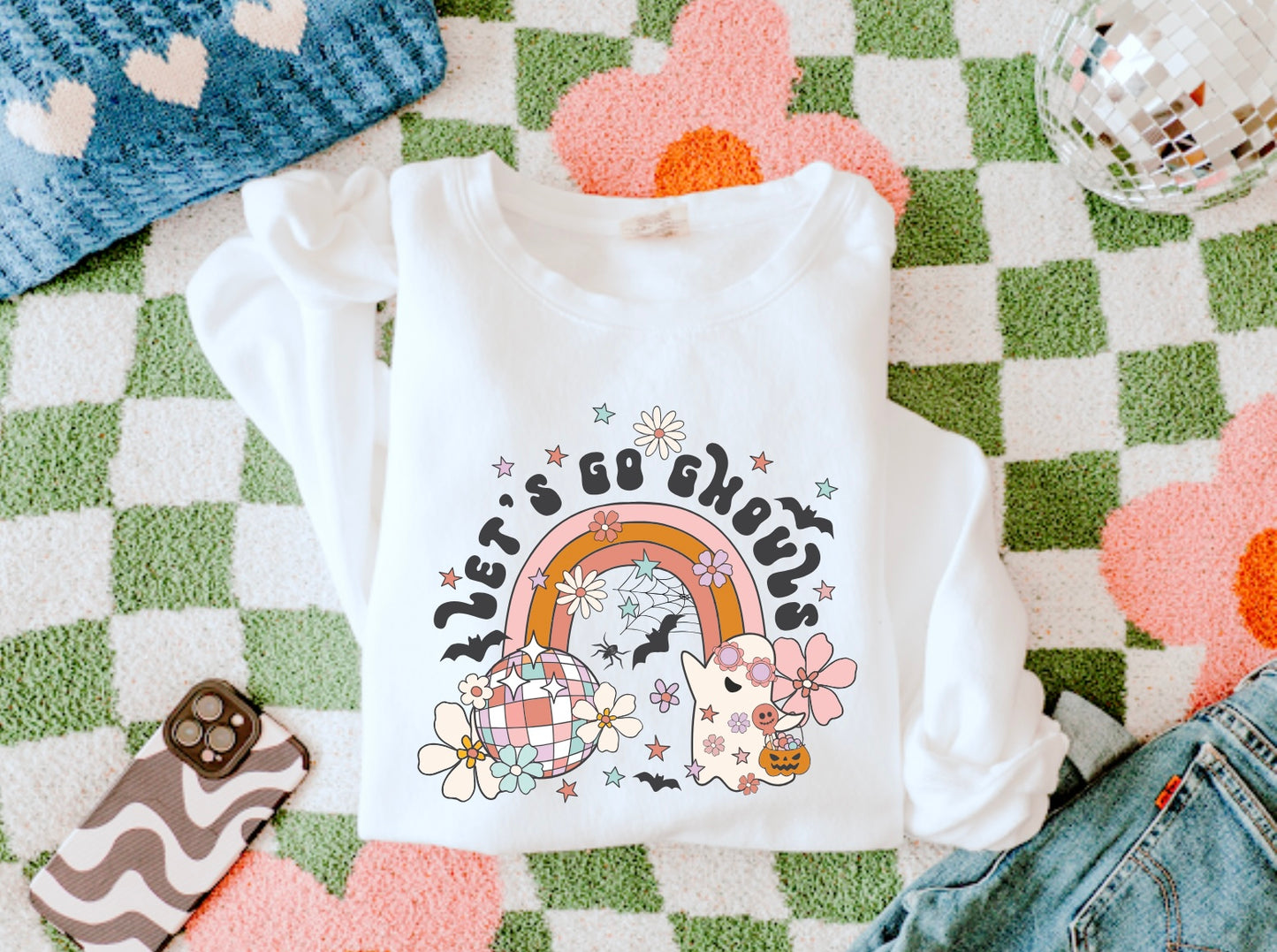 Groovy Ghouls Women’s Crewneck