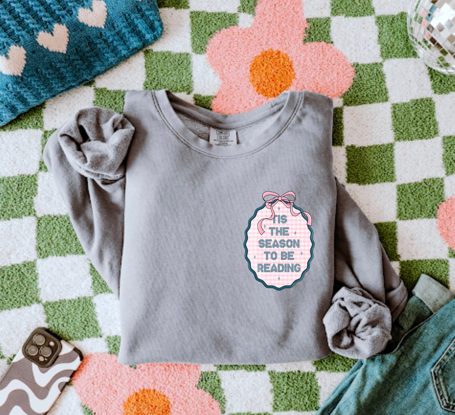 Tis The Season To Be Reading Crewneck