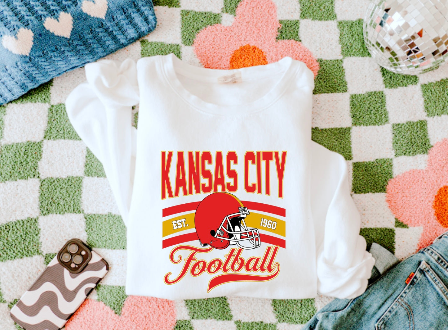 Kansas City Football Women’s Crewneck