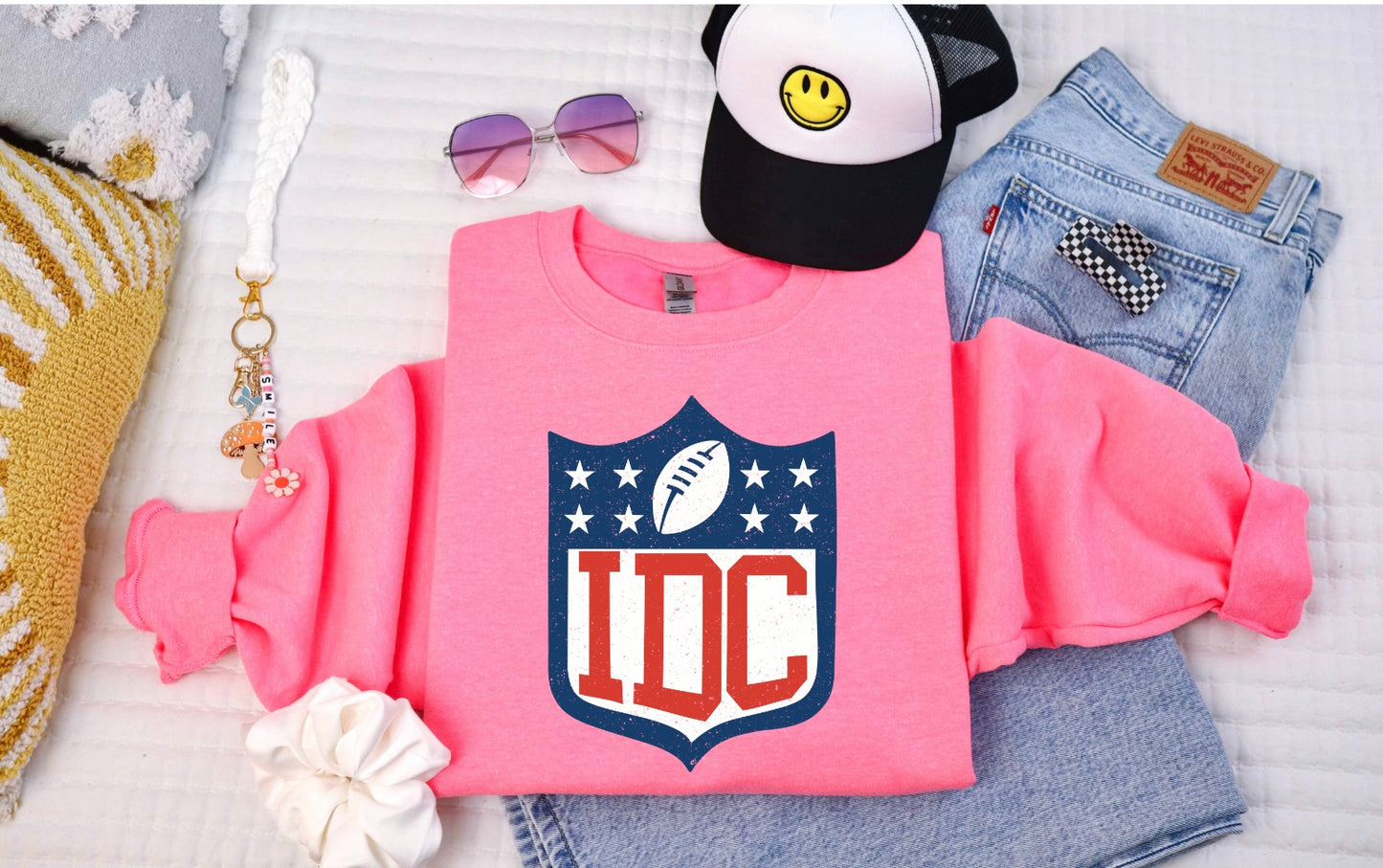 IDC football women’s tee